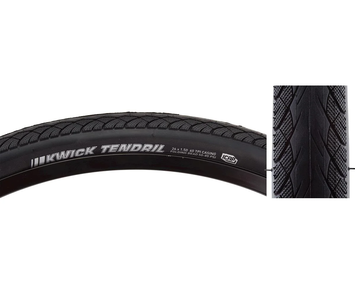 Kenda Kwick Tendril City Tire (Black) (26") (1.5") (Folding) (SRC/ICAP)